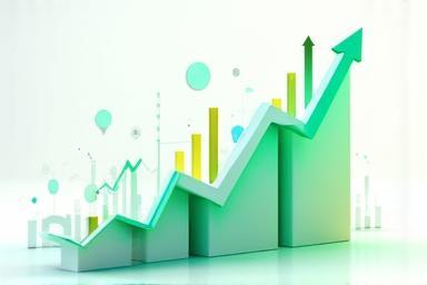 Image illustrating success and growth charts